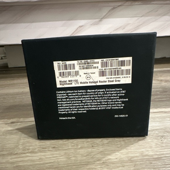 AT&T NIGHTHAWK LTE MOBILE HOTSPOT UNLOCKED MR1100 - Picture 7 of 8